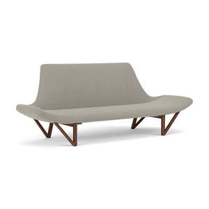 Contemporary Two-Seater Pagode <b>Sofa</b> Convertible Wood and <b>Sponge</b>-Filled Living Room Furniture <b>for</b> Home Apartment - Product Image 4