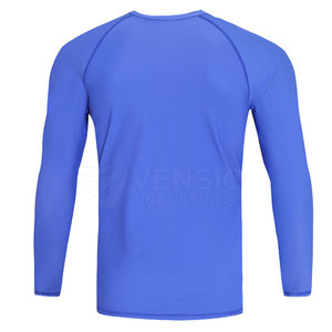 Camiseta de Manga Larga Personalizada para Hombre, Fabricada con Poliéster y Elastano, Tela de Alta Calidad de 220g, Impresión por Serigrafía, Venta al Por Mayor - Product Image 3