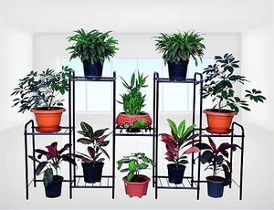 Wholesale Flower <b>Pot</b> Metal Modern planter <b>stand</b> with 7 Tier decorative design - Product Image 3