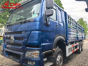 Sinotuck Howo 371hp軽貨物トラック6*4 10輪シャーシカーゴタンクリアカメラ中古ミニトラックフェンス/ケージセール - Product Image 2