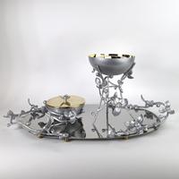 Brûleurs d'encens en métal fantaisie faits à la main, classiques et luxueux, en or, pour ambregris, océan, lavande, thé, bois de santal, fraise, bergamote, benjoin