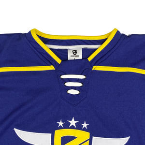 Maillot de hockey sur glace respirant personnalisé de meilleure qualité à la mode en gros avec conception de votre propre logo maillot de football OEM respirant - Product Image 3
