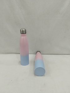 Botellas DE AGUA DE ACERO INOXIDABLE Pared simple Peso ligero Metal Durable 350ml 500ml 750ml Botellas de acero inoxidable personalizadas - Product Image 3