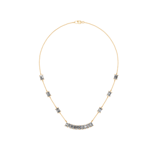 Collier pendentif de luxe en argent sterling 925 taille émeraude Moissanite avec chaîne à maillons bijoux fins pour femmes fabricant OEM ODM - Product Image 5