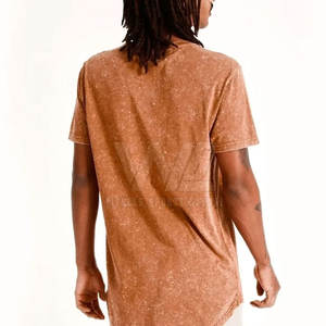 เสื้อยืดผู้ชายดีไซน์ล่าสุดปี 2026 คุณภาพดี เสื้อยืดลำลอง ผ้าฝ้ายผสมโพลีเอสเตอร์ เสื้อยืดผู้ชายสำหรับขาย ล้างสีแบบ Acid Wash - Product Image 6