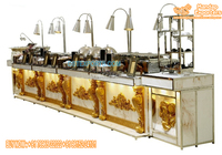 Comptoirs de Buffet de Mariage Royal en Acier Inoxydable, Taille Personnalisée, Légers, Modernes, pour la Restauration, USA