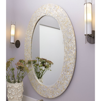 Miroirs muraux en verre avec design en œil de tigre, luxe moderne, cadre en métal, personnalisable, haute qualité, décoration de salon, personnalisation de la marque