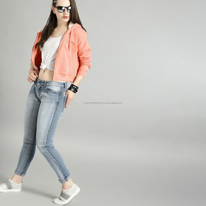 Sudadera con Capucha Deportiva Sexy Personalizada Fit2Fight para Mujer, Top Corto Informal de Manga Larga, Sudaderas con Capucha y Camisetas para Mujer - Product Image 3