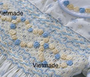 Vestido ahumado hecho a mano personalizado para niñas, Boutique, vestidos ahumados, ropa de bebé, ropa para niños - Product Image 3