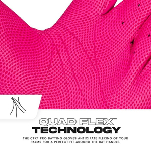OEM <b>Baseball</b> Batting Gloves for Professionals | Anti-Slip, Custom Design, Soft Leather Palm 2026 pink gloves - Product Image 3