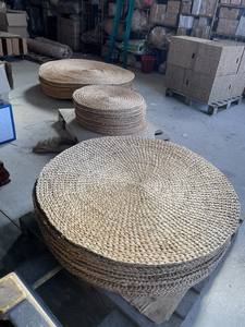 Mejor venta de gran tamaño ecológico tejido a mano antideslizante moderno jacinto de agua alfombra Natural lavable novedad patrón hogar Oficina - Product Image 4