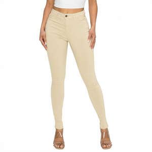 2025 Wholesale High Quality <b>Jeans</b> for <b>Women</b> High Waisted-Rise Colored <b>Stretch</b> Skinny Destroyed Ripped Distressed <b>Jeans</b> for <b>Women</b> - Product Image 5