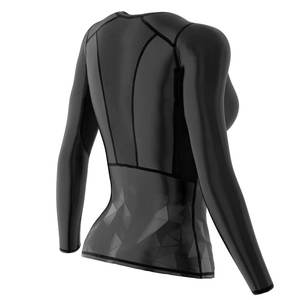 Camiseta de Compresión para Mujer, Secado Rápido, Transpirable, Spandex/Poliéster, para Gimnasio, Fitness, Running, Yoga, Entrenamiento, Ropa Deportiva - Product Image 5