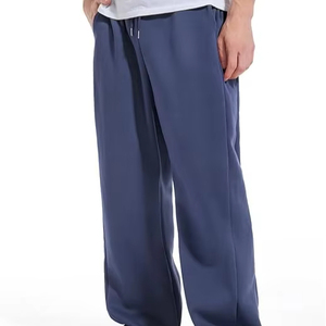 Pantalons de survêtement décontractés pour hommes de haute qualité, 100% polyester, taille élastique, imperméable, respirant, 420 g/m² - Product Image 1