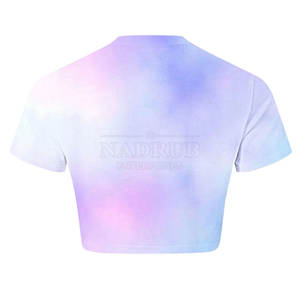 Soft Stretchy <b>Crop</b> <b>Top</b> T-Shirt With Comfortable Fit For All-Day Use Trendy Streetwear <b>Crop</b> <b>Top</b> T-Shirt - Product Image 2