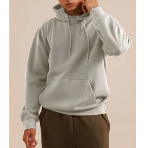 Sweat à capuche décontracté pour hommes de haute qualité 100% coton mélangé pour l'hiver - Product Image 4