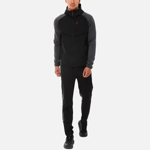 ชุดวอร์มผู้ชายลำลองพิมพ์ลายผ้าโพลีเอสเตอร์/คอตตอนคุณภาพสูง ระบายอากาศได้ดี สไตล์วินเทจ สำหรับฤดูหนาว แบบมีซิปยาว - Product Image 4