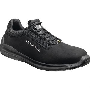 LEMAITRE Black Safety Shoe in Microfiber Bolt Size 40 S3 ESD SRC EN20345 Compliance - Product Image 2