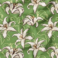 Tissu en coton imprimé personnalisé OEM & ODM, tissu imprimé floral de haute qualité, populaire pour la couture