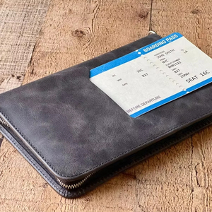 Funda de cuero personalizada para pasaporte grande, soporte familiar con cremallera, billetera de viaje personalizada, bolsa segura, 6 soportes para pasaporte, Cartera de viaje personalizada, 1, 2, 1, 2, 2, 1, 2, 1, 2, 2 - Product Image 1