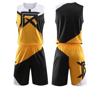 Uniforme de basket-ball maillot de basket-ball personnalisé et short sans manches en polyester respirant à séchage rapide ensemble pour enfants vêtements d'équipe pour hommes - Product Image 1