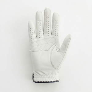 Premium INJAE Cabretta Leather Waterproof Anti-Uv Golf Glove Left Hand Soft Grip Breathable Finger Slits Hook Loop Closure Anti - Product Image 4