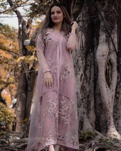 2022 vente chaude pakistanais indien travail manuel brodé Salwar Kameez formel mariage et fête porter costume occasion spéciale robe - Product Image 1