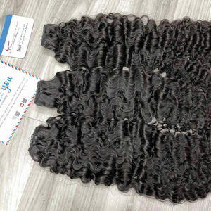 Disponible en Stock Extensiones de cabello de trama de cabello rizado birmano virgen crudo Cabello humano vietnamita Paquetes rizados birmanos - Product Image 2