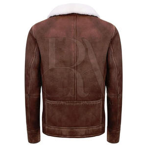 แจ็กเก็ตหนังแท้คลาสสิกสำหรับผู้ชายมีขนาดสีและดีไซน์ตามสั่งและมีจำหน่าย - Product Image 3