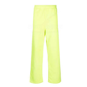 Pantalon de survêtement avec logo personnalisé pour hommes, pantalon baggy évasé droit à taille haute et élastique en coton léger, jogging d'hiver, service OEM - Product Image 1