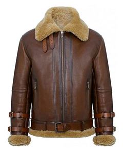 Nouvelle conception confortable, veste en cuir pour homme, best-seller, veste en cuir fourrée pour l'hiver, veste d'hiver pour homme - Product Image 1