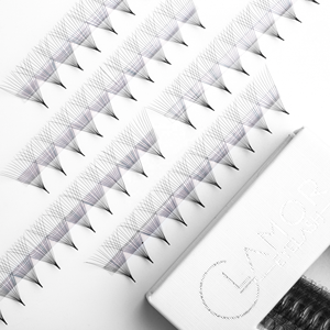 ขนตาปลอมทำจากผ้าไหมธรรมชาติทำมือขนตาปลอม100% 14D 0.03มม. 8-16มม. - Product Image 4