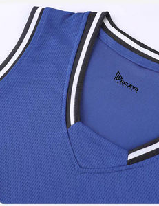 Ensemble de maillot de basket-ball de haute qualité en gros, ensemble de débardeur et de short, vêtements de basket-ball en deux pièces, uniforme pour hommes - Product Image 2