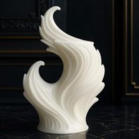Vase de table en céramique fait main élégant, design moderne style ferme, grande capacité, écologique, décoration intérieure, arrangement floral, Diwali