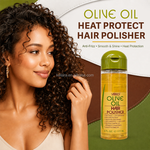 Collection de Sérums Capillaires 177ml à l'Huile de Coco et d'Olive, Protecteur Thermique et Lustrant pour Cheveux Secs et Frisés – Vente en Gros - Product Image 3