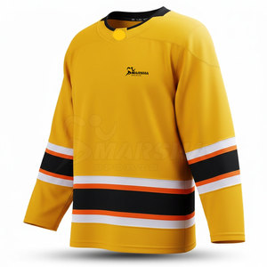 เสื้อฮอกกี้น้ำแข็งสำหรับผู้ใหญ่ราคาขายส่ง ออกแบบเองได้ ชุดทีมฮอกกี้น้ำแข็ง ผลิตในปากีสถาน - Product Image 2