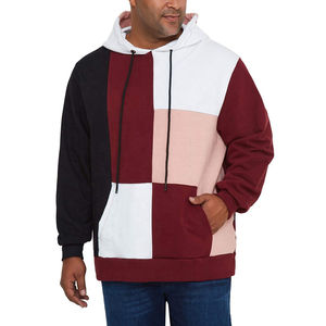 Sudaderas con capucha en blanco con logotipo personalizado de calidad 100% para hombres, servicio Odm, diseño único más vendido, patrón sólido forrado - Product Image 2