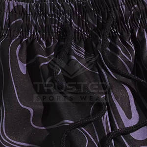 กางเกงขาสั้นพิมพ์ลายพิมพ์ซับลิเมชันสีพื้นสำหรับผู้ชายกางเกงขาสั้นแนวสตรีทสวมใส่ลำลองโลโก้ตามสั่ง - Product Image 3