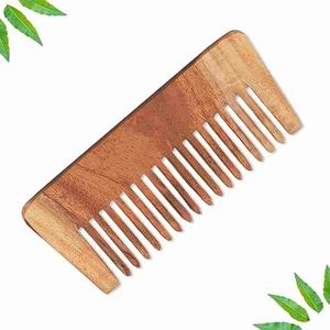 Peigne en bois de neem fait à la main, écologique et personnalisé, ayurvédique, vente en gros, marque privée, style moderne, par Saniya Handicraft - Product Image 4