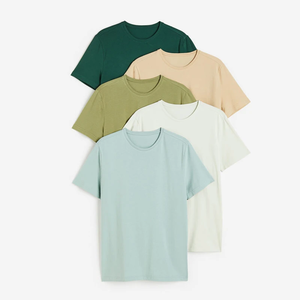 100 Percent Organic Cotton Men's Short Sleeve T-Shirt Custom Pocket <b>Tee</b>, Summer <b>White</b> Jersey for Men Bulk Manufacturing - Product Image 2