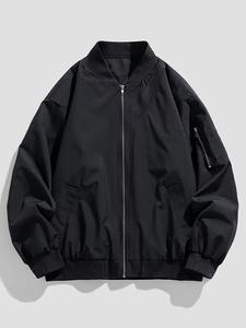 Nueva llegada OEM personalizado hombres bombardero chaqueta Safari Varsity chaqueta Airforce vuelo piloto chaqueta para primavera otoño - Product Image 5