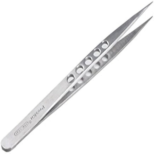 Pince à épiler fine plaquée or, logo personnalisé, acier inoxydable durable, pointes inclinées et pointues, pince à épiler pour sourcils, ressort pour cils - Product Image 6