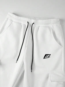 Conjuntos de Sudadera con Capucha de Forro Polar Sólido Personalizados para Hombre, Venta al por Mayor OEM, Etiqueta Privada ODM, Ropa Casual para Marcas de Moda Moderna B2B - Product Image 4