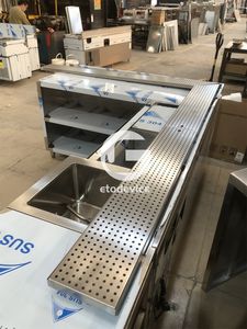 Estación de barman de acero inoxidable, estación de barman portátil - Product Image 3