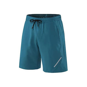 2025 <b>Men's</b> Sporty Quick-Drying Mesh Joggers Gym <b>Shorts</b> <b>Elastic</b> <b>Waist</b> Fitness Athletic Workout with Plain Dyed Technique - Product Image 5