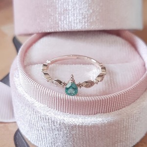 Unique Design <b>Emerald</b> <b>Ring</b> Handmade 925 Sterling <b>Silver</b> Fine Jewelry Gold Plated <b>Ring</b> for Women Indian Weddings Wholesale <b>Ring</b>. - Product Image 2