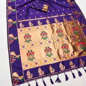 ANUPANA AVANTIKA PAITHANI SOIE SAREE Vêtements indiens & pakistanais au prix de gros - Product Image 2