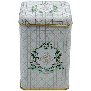 ภาชนะบรรจุและภาชนะบรรจุอาหารทำจากโลหะทรงสี่เหลี่ยม1.6L สีดอกกุหลาบ105x105X160มม. - Product Image 1