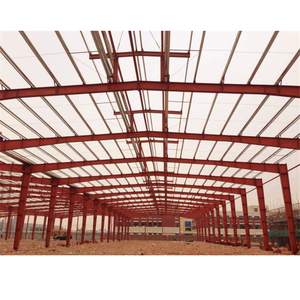 Сертифицированный CE сборный стальной каркасный склад-цех Q345 для производства и хранения - Product Image 2