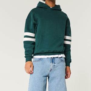 เสื้อมีฮู้ดผ้าฟลีซผ้า30% 70% สำหรับผู้ชายผ้าคอตตอนผสมผ้าโพลีเอสเตอร์สำหรับผู้ชาย - Product Image 3